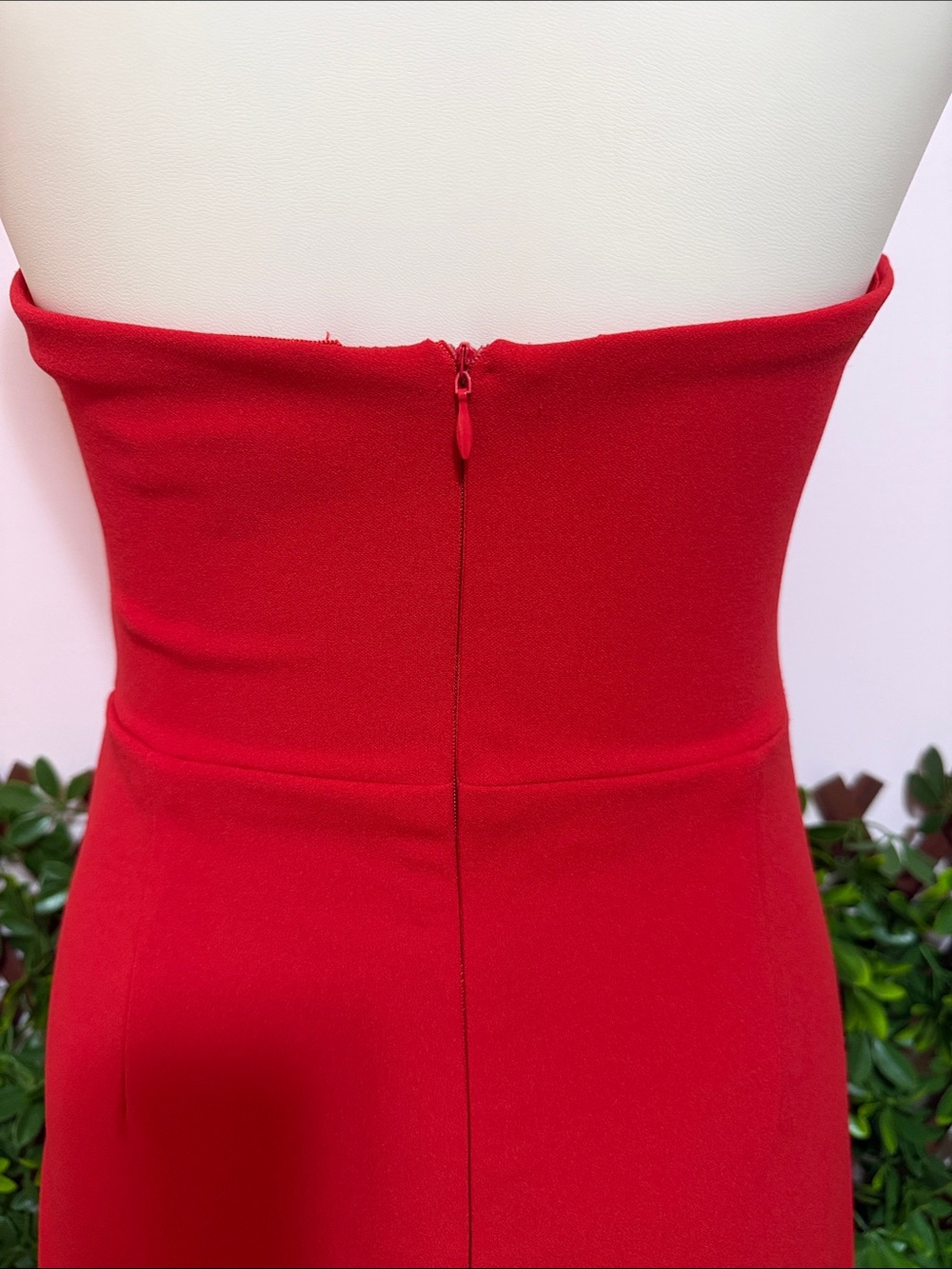 Extravagant Persona RedStrapless Cutout Column Maxi Dress - Picture 12 of 15